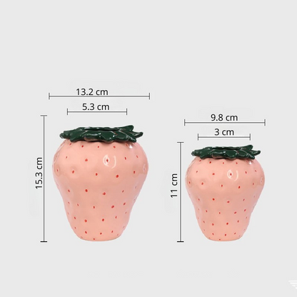 🍓 Vase Fraise – La déco qui donne envie de croquer dedans (mais fais pas ça)