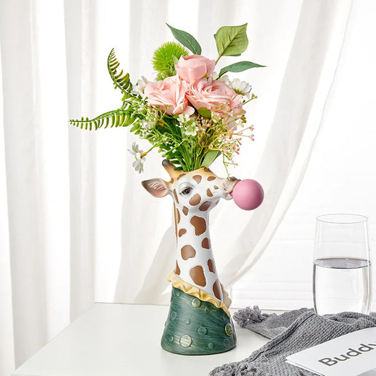 🦓🦒 Vase Zèbre ou Girafe – La déco sauvage (mais civilisée)