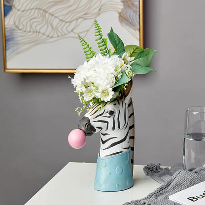 🦓🦒 Vase Zèbre ou Girafe – La déco sauvage (mais civilisée)