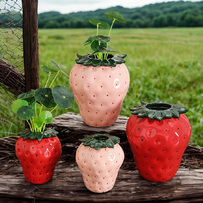 🍓 Vase Fraise – La déco qui donne envie de croquer dedans (mais fais pas ça)